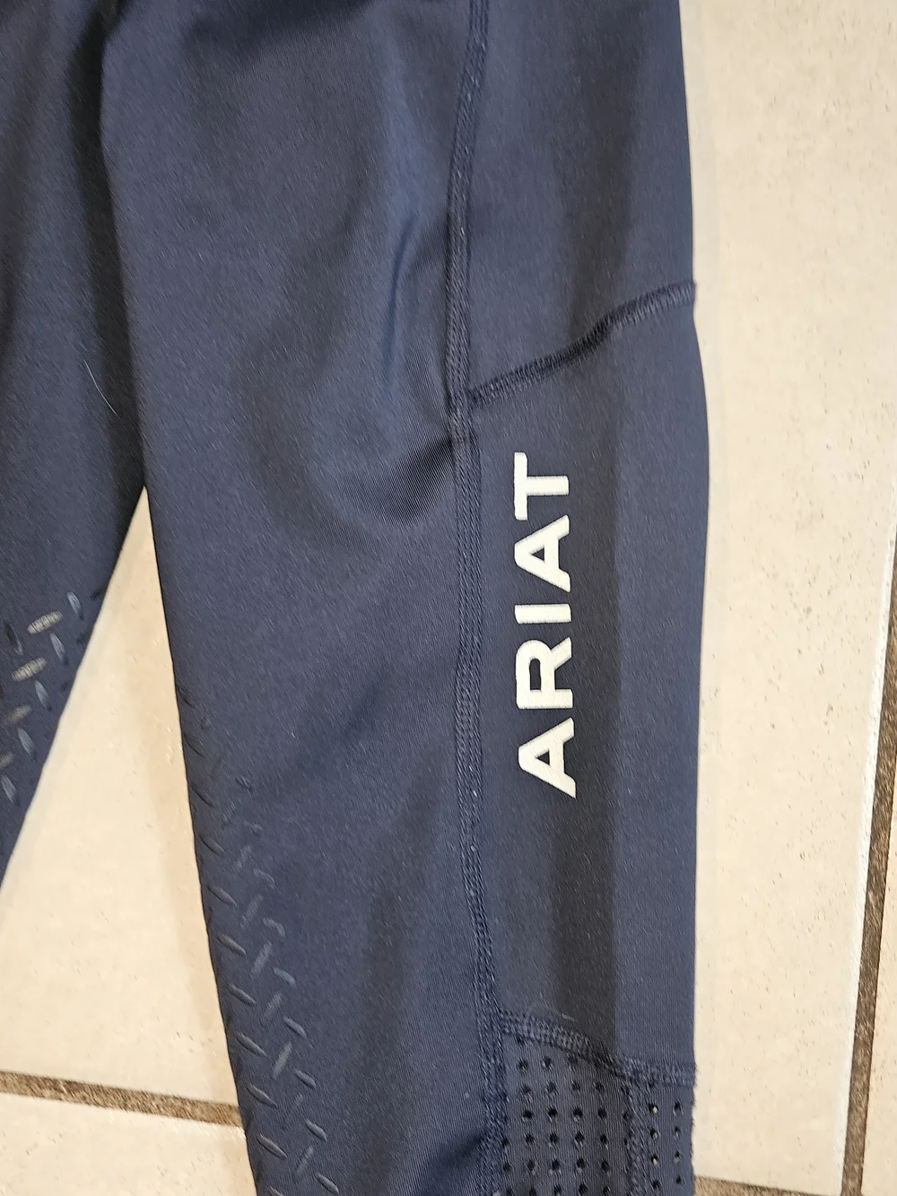 Ariat TEK Black Girls Silicone-Grip Riding Leggings